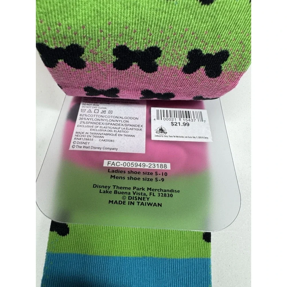 Disney Mickey Mouse Women's No Show Socks Size 5-10 New 3 Pairs